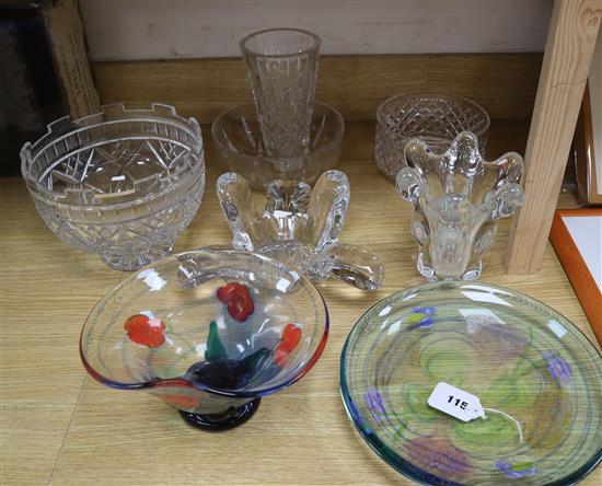 A small collection of Edinburgh Caithness and other glassware